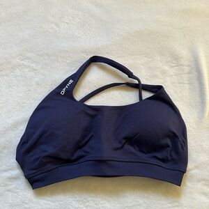 DFYNE Impact Asymmetric Purple Sports Bra